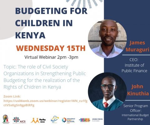 Webinar: Budgeting For Children In Kenya